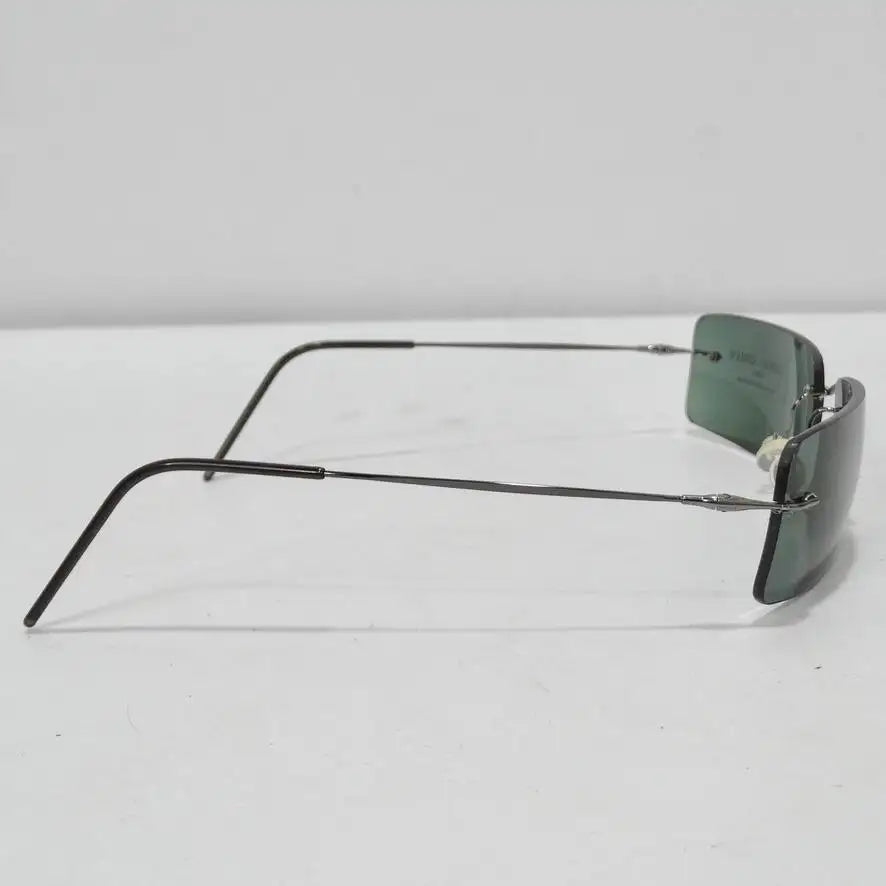 1990s Giorgio Armani Blue Frame Sunglasses