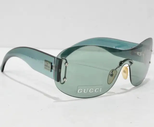 Gucci 1990s Teal Sunglasses