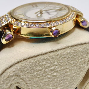 Chopard Imperiale Quartz 36mm Yellow Gold Diamond Watch