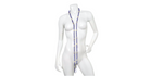 Chanel Long Blue Gripoix Glass Beaded Necklace circa 1970s