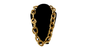 Yves Saint Laurent Gold-Tone Serpentine Chunky Chain Link Necklace