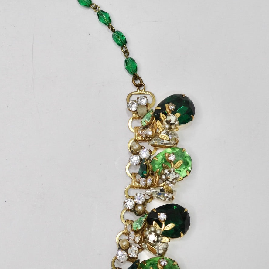 Robert Demi Parvre 1980s Synthetic Diamond Necklace