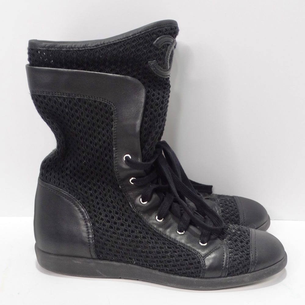 Chanel 1990s High Top Sneakers