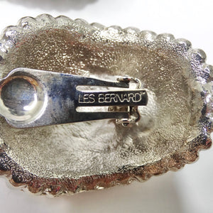 Les Bernard Silver Stud Earrings