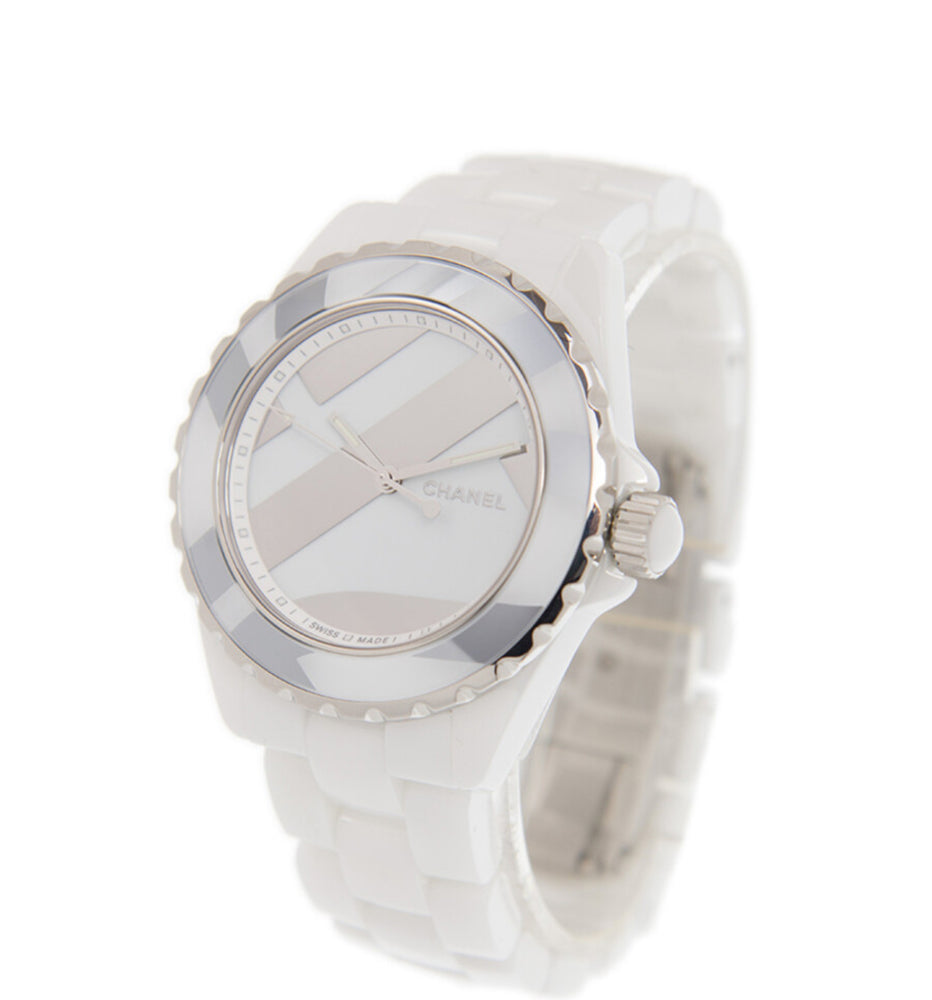 Chanel J12 Untitled Limited Edition White Automatic 38mm Wrist Watch