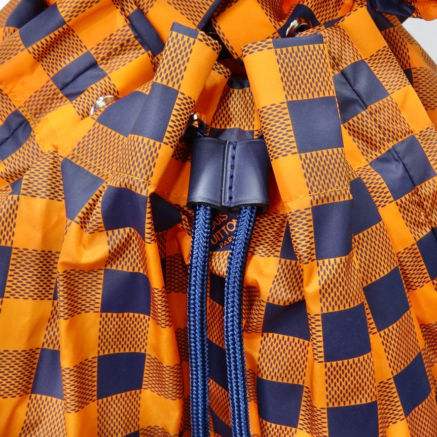 Louis Vuitton Orange Damier Masai Adventure Practical Backpack Nylon Cloth  ref.843086 - Joli Closet