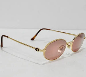 Versace gold sunglasses 2024 vintage