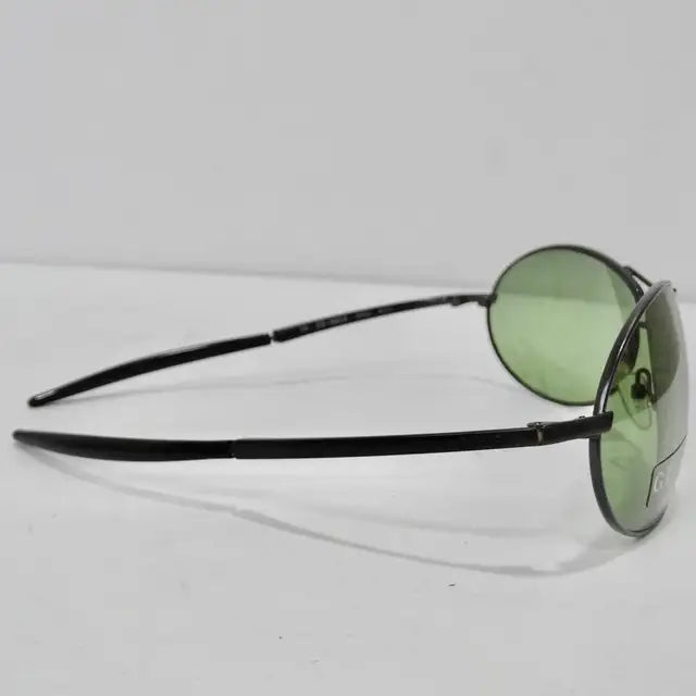 Gucci 1990s Black/Green Lense Sunglasses