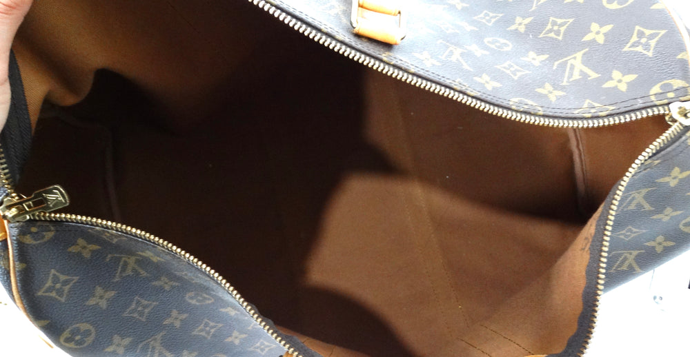 Louis Vuitton Keepall 50 Monogram Coated Canvas Duffel Bag