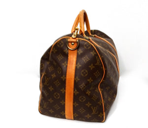 Louis Vuitton Keepall 50 Monogram Coated Canvas Duffel Bag