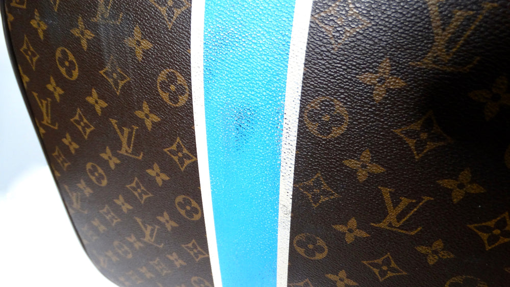 Louis Vuitton Custom "RF" Initials Monogram Pegase 55 Rolling Suitcase