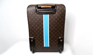 Louis Vuitton Custom "RF" Initials Monogram Pegase 55 Rolling Suitcase