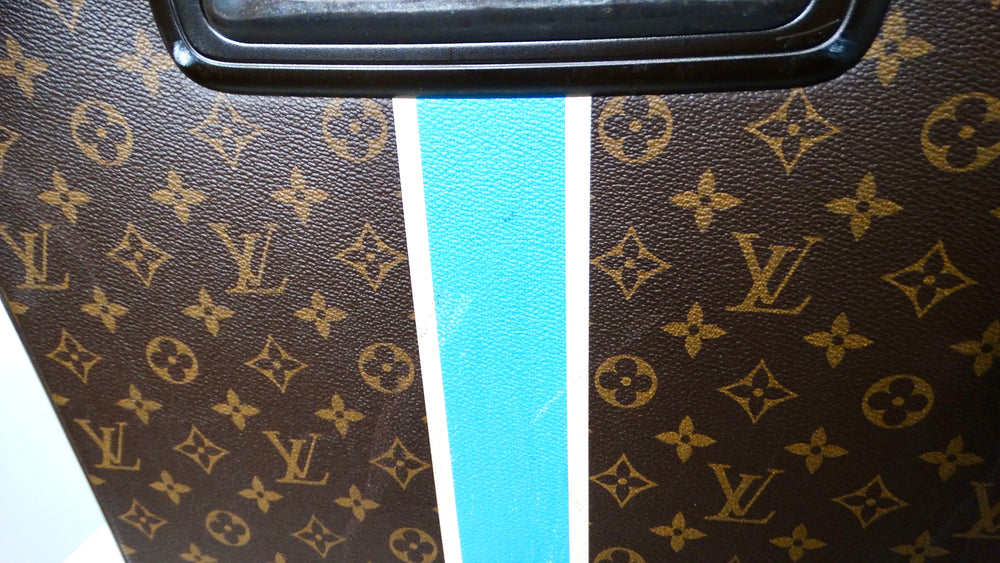 Louis Vuitton Custom "RF" Initials Monogram Pegase 55 Rolling Suitcase