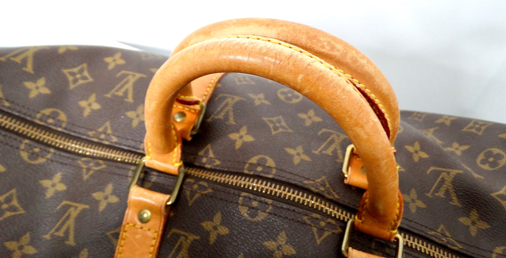 Louis Vuitton Keepall 50 Monogram Coated Canvas Duffel Bag