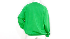 Hermes Green "HERMES" Crew Neck Sweatshirt