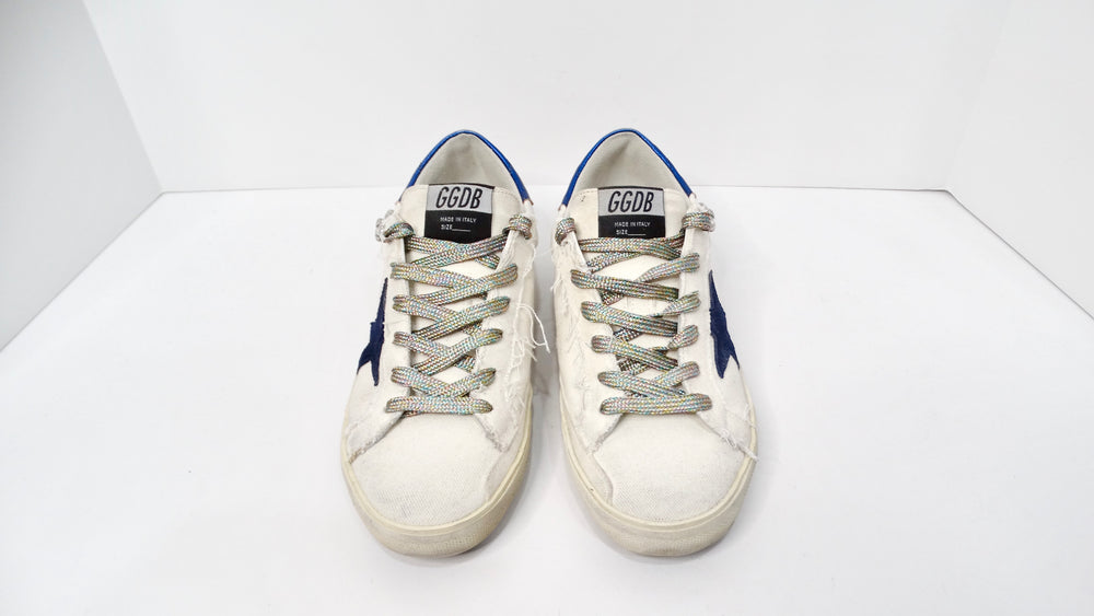 Golden Goose Swarovski Crystal Embellished Super-Star Sneakers