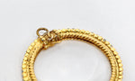 Chanel Magnifying Glass Gold Plated Pendant