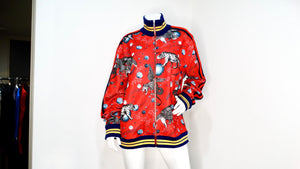 Gucci Space Animals Red Zip-Up Track Jacket