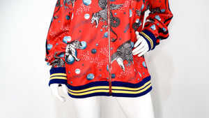 Gucci Space Animals Red Zip-Up Track Jacket