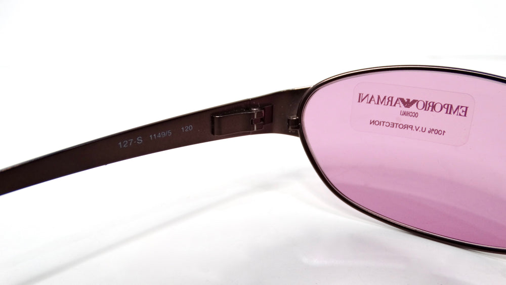 Emporio Armani Y2K Purple Tinted Lens Sunglasses