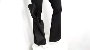 Efrat Kalig Couture Bow Detail Flare Dress Pants