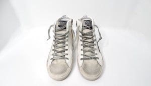 Golden Goose I LOVE NY Hightop Distressed Leather Sneakers