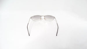 Christian Dior 1990s Flash Grey Tinted Lens Sunglasses