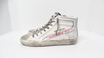 Golden Goose I LOVE NY Hightop Distressed Leather Sneakers