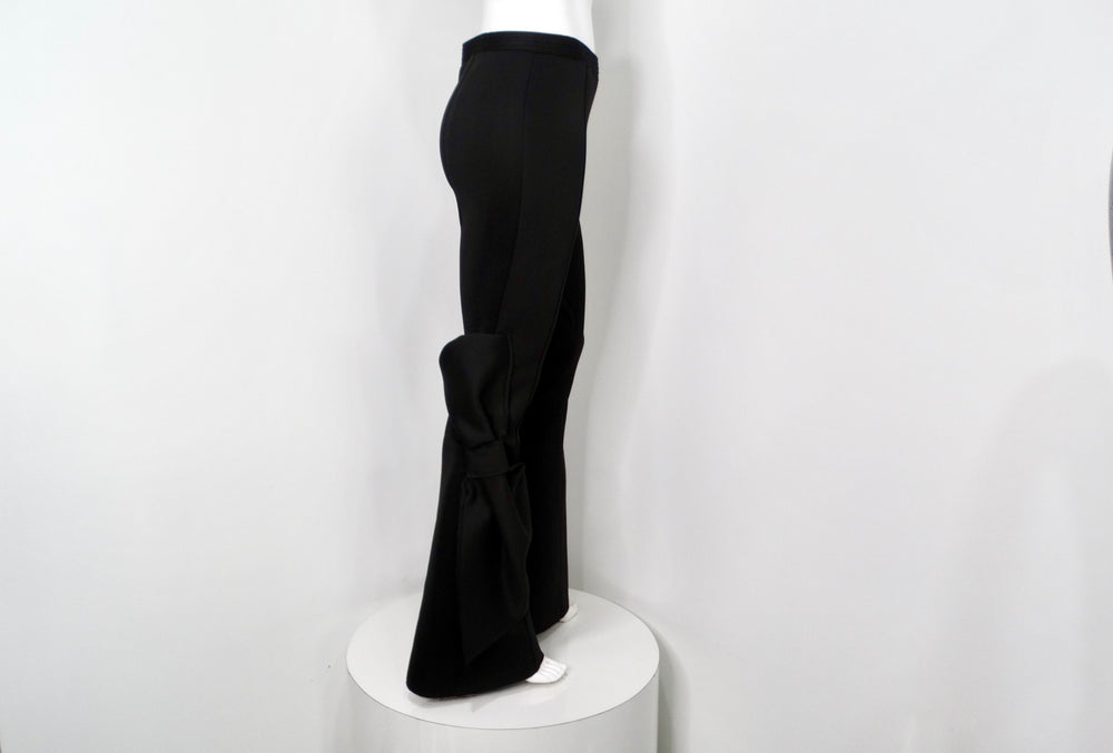 Efrat Kalig Couture Bow Detail Flare Dress Pants