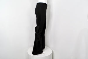 Efrat Kalig Couture Bow Detail Flare Dress Pants