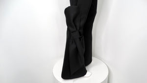 Efrat Kalig Couture Bow Detail Flare Dress Pants