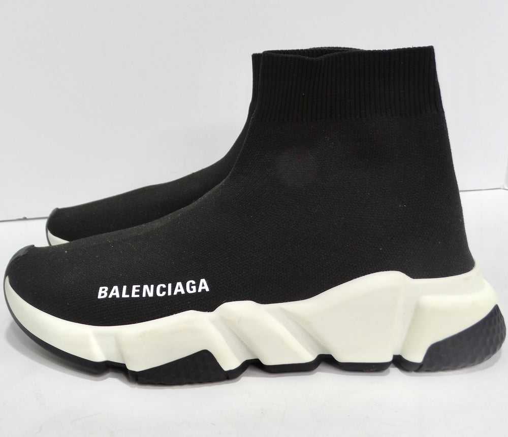 Balenciaga Black Knit Speed Trainer