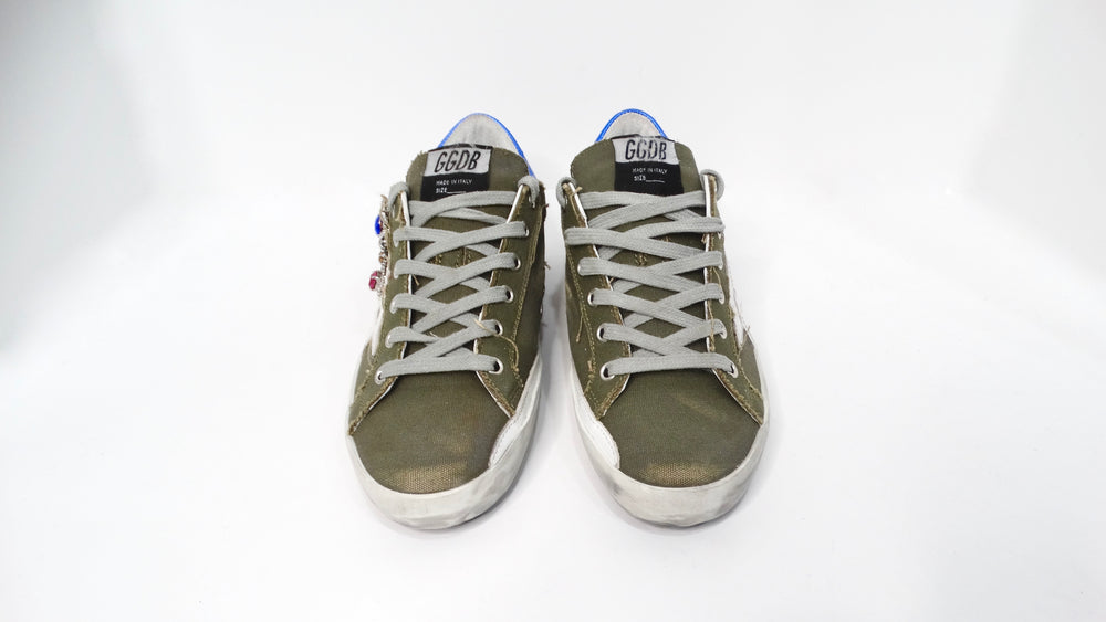 Golden Goose Swarovski Crystal Embellished Superstar Sneakers