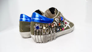 Golden Goose Swarovski Crystal Embellished Superstar Sneakers