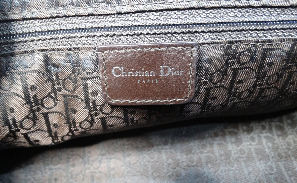 Christian Dior Y2K Brown & Cream Pony Hair Shoulder Bag