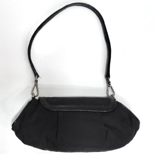 Prada Black Embellished Skipper Shoulder Bag