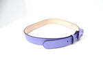 Versace Medusa Light Purple Monochrome Leather Belt