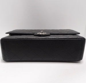 FWRD Renew Chanel Medium Double Flap Bag in Black