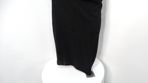 Jean Paul Gaultier Y2K Avant Garde Cotton Black Maxi Dress