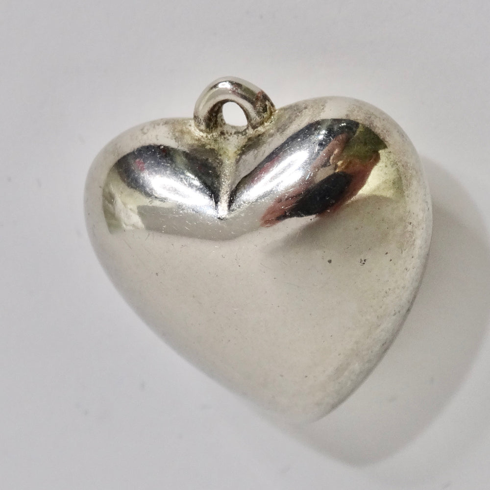 1970s Silver 925 Heart Pendant