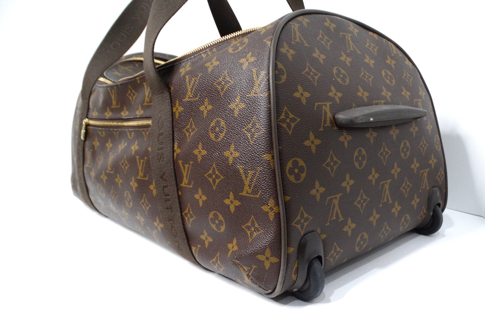 Louis Vuitton Brown Monogram Neo Eole 55 Duffle Roller Suitcase