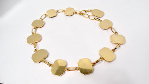 1980s Chain Link Multicolor Jewel-Tone Belt