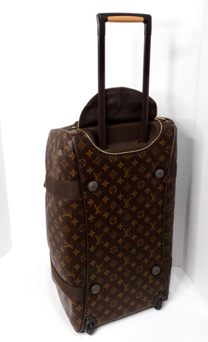 Louis Vuitton Brown Monogram Neo Eole 55 Duffle Roller Suitcase