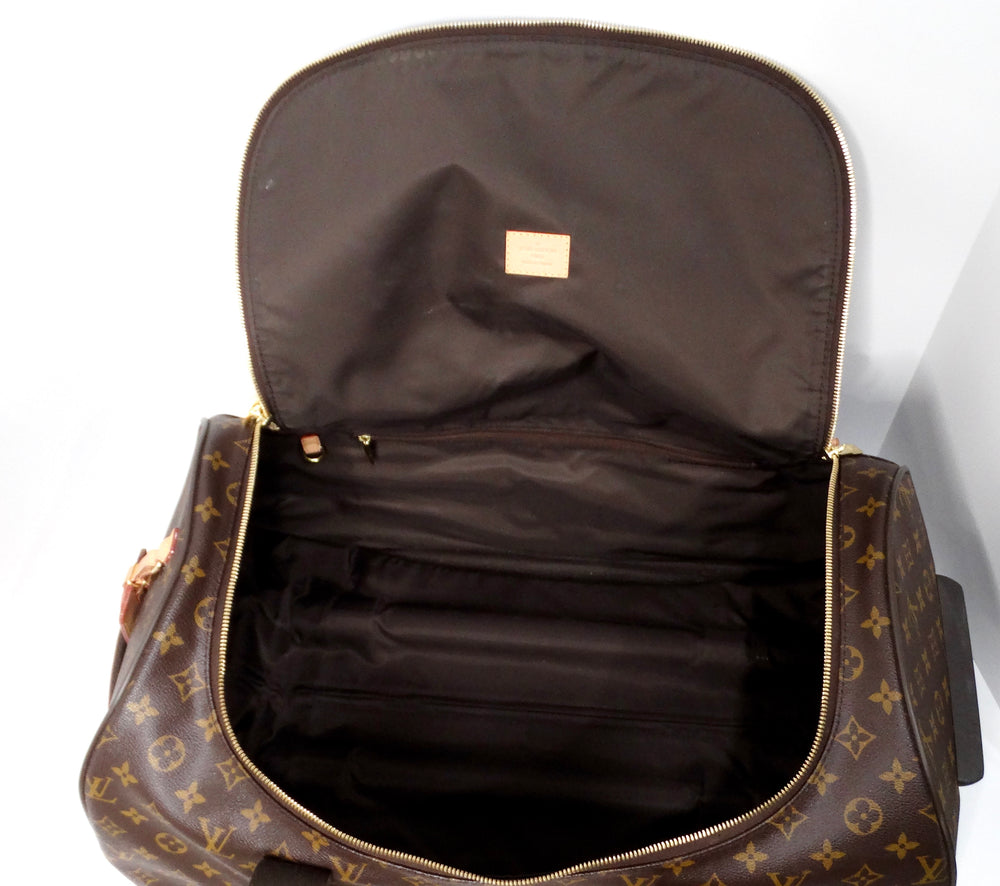 Louis Vuitton Brown Monogram Neo Eole 55 Duffle Roller Suitcase