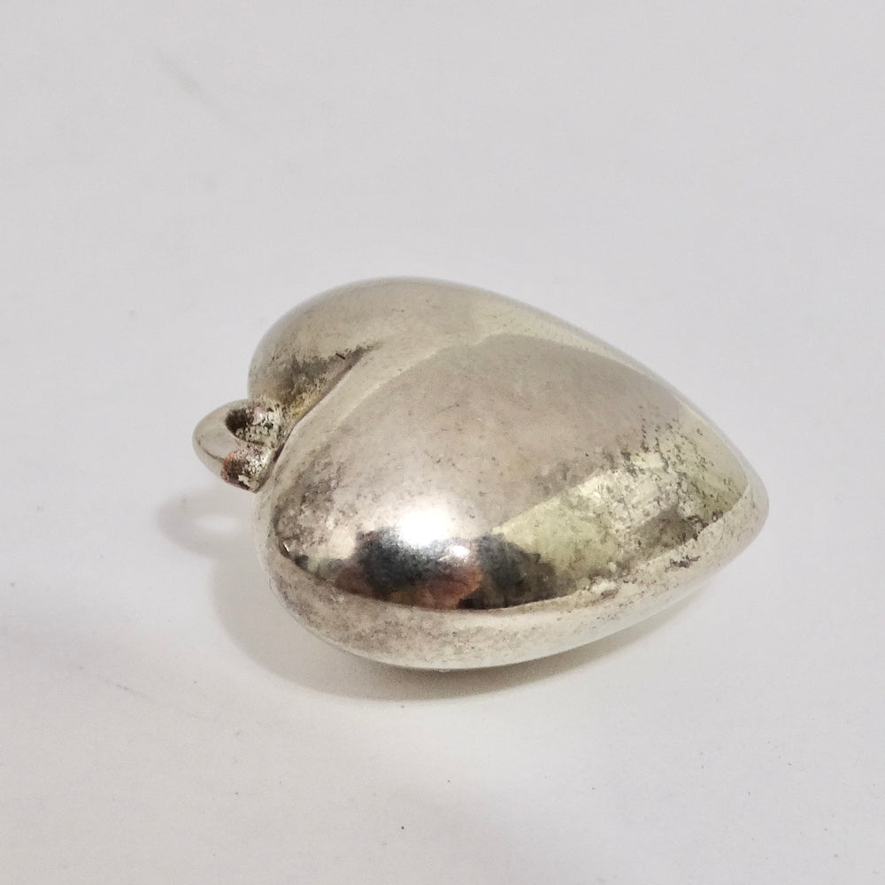 1970s Silver 925 Heart Pendant