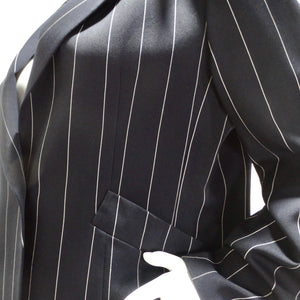 Christian Dior 1990s Navy Pinstripe Suit