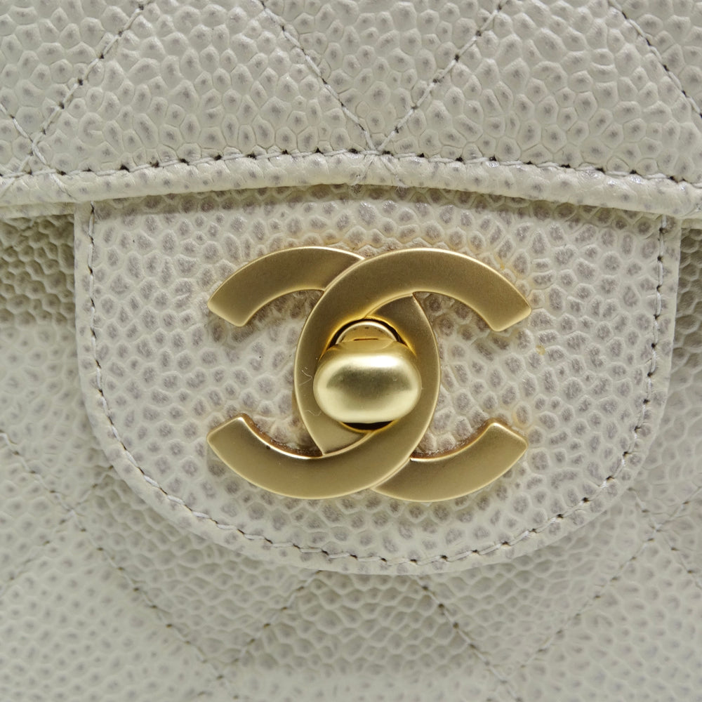 Chanel Caviar Quilted Small Double Flap White – Vintage by Misty
