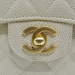 Chanel Caviar Quilted Small Double Flap White