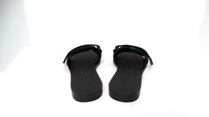 Christian Dior Dio(r)Evolution Black Grosgrain Trim & Velcro Strap Slides