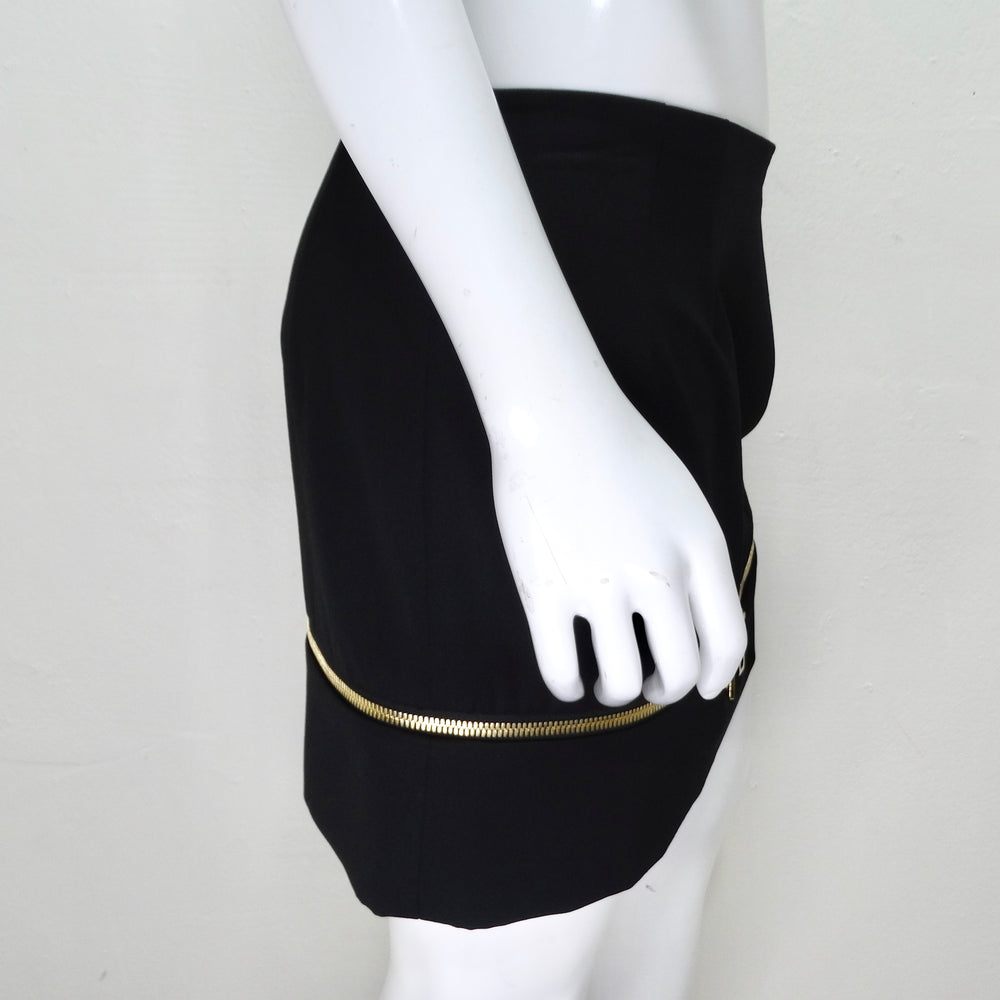Dolce & Gabbana Zip Detail A-Line Skirt